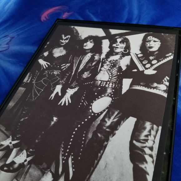 1970s KISS Band Ace Frehley Gene Simmons Paul Stanley Peter Criss Guitar Studio - Picture 3 of 7